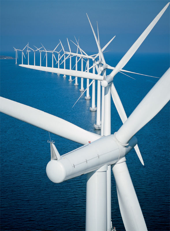 America playing catch up to Europe on developing offshore wind farms.  