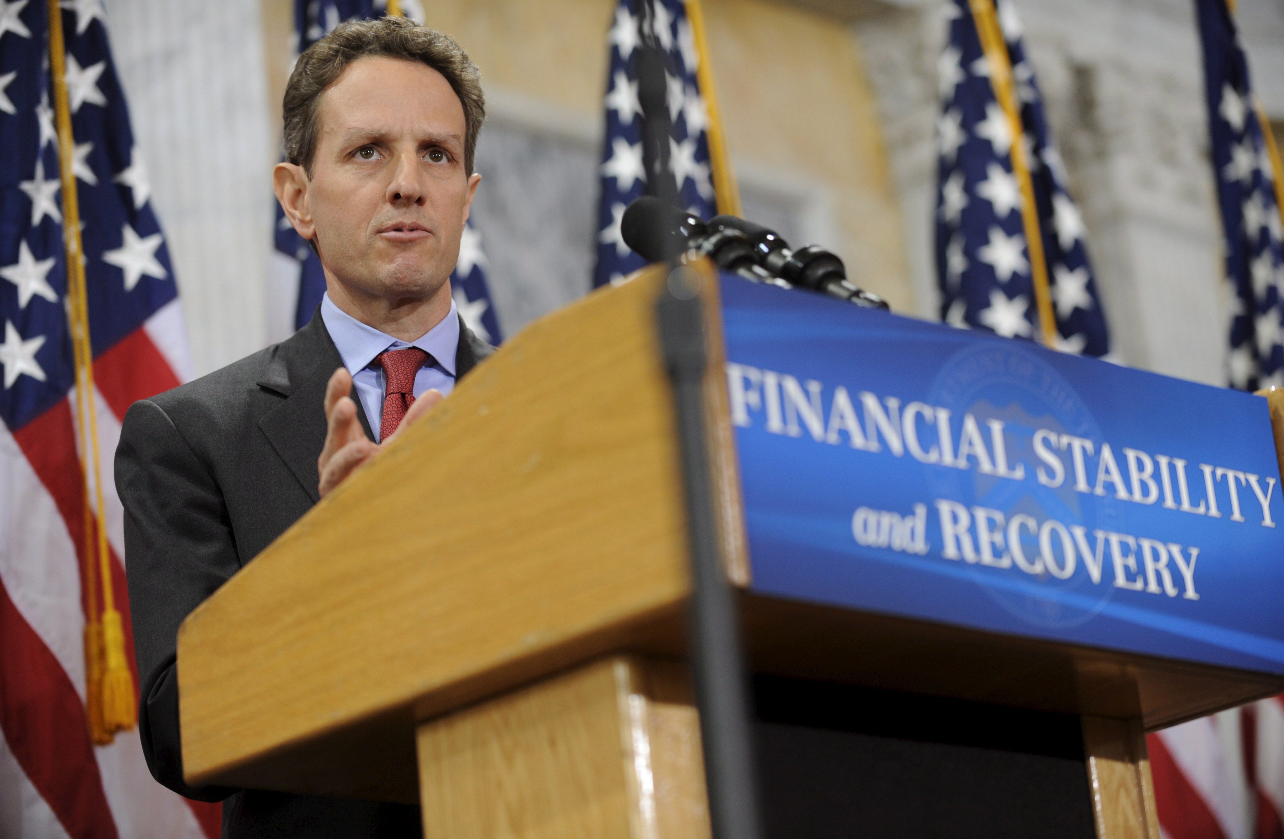 Treasury Secretary Geithner gains power with new financial overhaul law.  